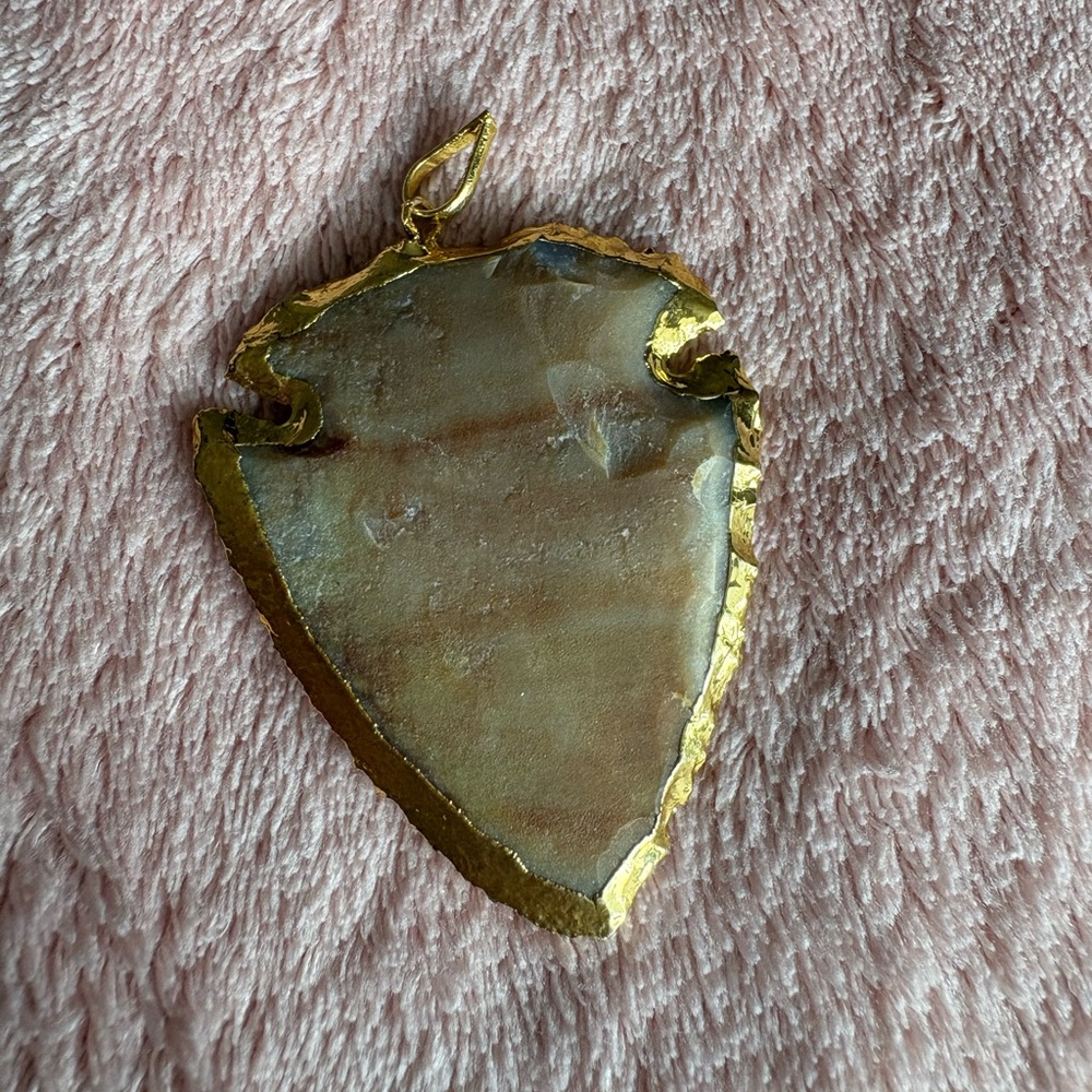 ✨ Earth Ember Chert Pendant – Natural Sedimentary Rock Jewelry - Picture 4 of 4